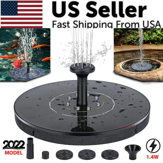 Solar Power Bird Bath Fountain Pump