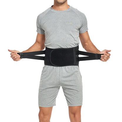 Adjustable Lower Back Brace Lumbar Support Waist Belt For Men and Women